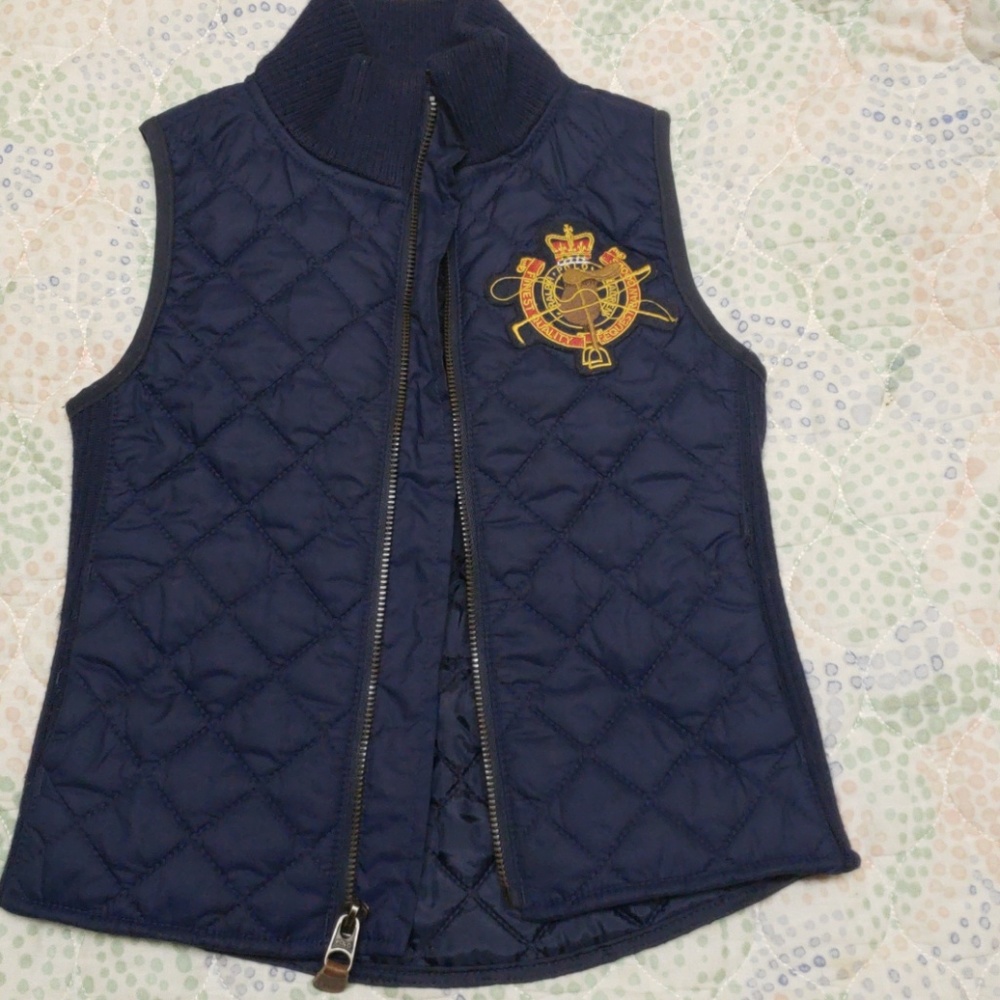 Ralph Lauren Quilted Zip Front Vest